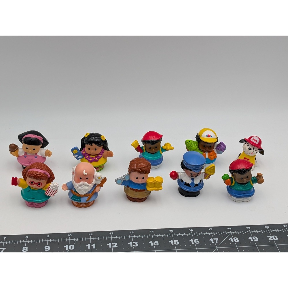 Fisher Price Little People Lot of 10 Dalmatian Dog Noah Sonya Maggie Michael
